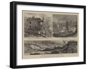The Explosion on the Regent's Canal-null-Framed Giclee Print