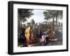 The Exposition of Moses, 1654-Nicolas Poussin-Framed Giclee Print