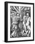The Expulsion from Paradise, 1510-Albrecht Dürer-Framed Giclee Print
