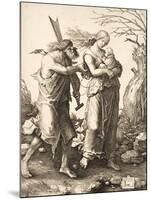 The Expulsion from Paradise, 1510-Lucas van Leyden-Mounted Giclee Print