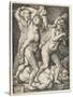 The Expulsion from Paradise, 1543-Hans Sebald Beham-Stretched Canvas