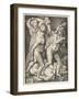 The Expulsion from Paradise, 1543-Hans Sebald Beham-Framed Giclee Print