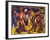 The Expulsion from Paradise, 1920 (Gouache on Paper)-Christian Rohlfs-Framed Giclee Print