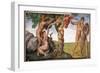 The Expulsion from the Paradise, 1508-12 (Fresco)-Michelangelo Buonarroti-Framed Giclee Print