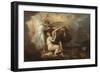 The Expulsion of Adam and Eve from Paradise, 1791, by Benjamin West, by Anglo-American painting,-Benjamin West-Framed Art Print