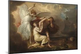 The Expulsion of Adam and Eve from Paradise, 1791-Benjamin West-Mounted Art Print