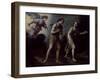 The Expulsion of Adam and Eve from Paradise-Francesco Curradi-Framed Giclee Print