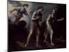 The Expulsion of Adam and Eve from Paradise-Francesco Curradi-Mounted Giclee Print