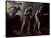 The Expulsion of Adam and Eve from Paradise-Francesco Curradi-Stretched Canvas