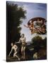 The Expulsion of Adam and Eve-Domenichino-Stretched Canvas