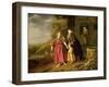 The Expulsion of Hagar and Ishmael, c.1644-Jan Victors-Framed Giclee Print