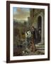 The Expulsion of Hagar, around 1655-57-Jan Steen-Framed Giclee Print