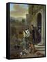 The Expulsion of Hagar, around 1655-57-Jan Steen-Framed Stretched Canvas