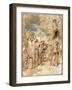 The Expulsion of Hagar-Giovanni Benedetto Castiglione-Framed Giclee Print