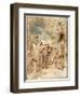 The Expulsion of Hagar-Giovanni Benedetto Castiglione-Framed Giclee Print