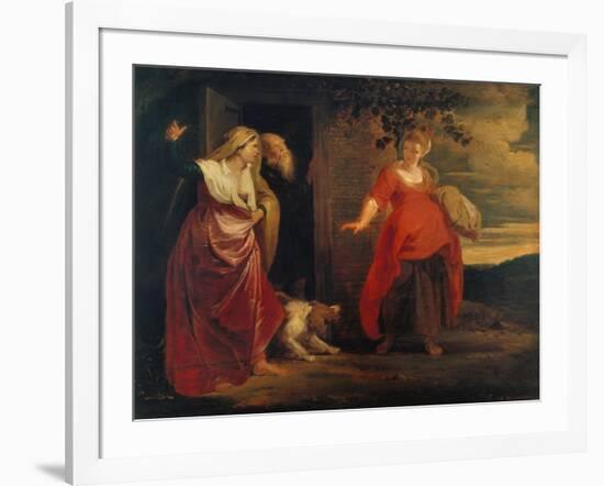 The Expulsion of Hagar-Peter Paul Rubens-Framed Giclee Print