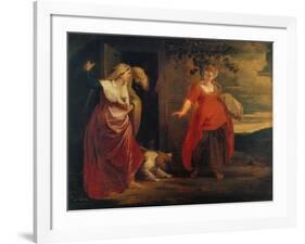 The Expulsion of Hagar-Peter Paul Rubens-Framed Giclee Print