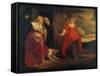 The Expulsion of Hagar-Peter Paul Rubens-Framed Stretched Canvas