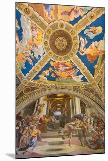 The Expulsion of Heliodorus from the Temple by Raphael-Carlo-Mounted Photographic Print