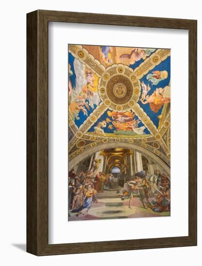 The Expulsion of Heliodorus from the Temple by Raphael-Carlo-Framed Photographic Print