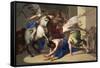 The Expulsion of Heliodorus from the Temple, C1650-Bernardo Cavallino-Framed Stretched Canvas