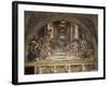 The Expulsion of Heliodorus from the Temple, Stanza Di Eliodoro, 1511-12-Raphael-Framed Giclee Print