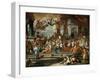 The Expulsion of Heliodorus from the Temple-Francesco Solimena-Framed Giclee Print