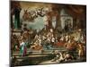 The Expulsion of Heliodorus from the Temple-Francesco Solimena-Mounted Giclee Print