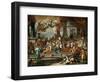 The Expulsion of Heliodorus from the Temple-Francesco Solimena-Framed Giclee Print