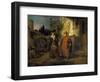 The Expulsion of Hgar and Ishmael, 1666-Gerbrandt Van Den Eeckhout-Framed Giclee Print