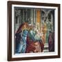 The Expulsion of Joachim from the Temple, Detail, 1485-90-Davide & Domenico Ghirlandaio-Framed Giclee Print