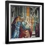 The Expulsion of Joachim from the Temple, Detail, 1485-90-Davide & Domenico Ghirlandaio-Framed Giclee Print