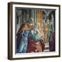 The Expulsion of Joachim from the Temple, Detail, 1485-90-Davide & Domenico Ghirlandaio-Framed Giclee Print