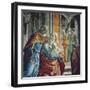 The Expulsion of Joachim from the Temple, Detail, 1485-90-Davide & Domenico Ghirlandaio-Framed Giclee Print