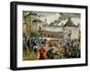 The Expulsion of Polish Invaders from the Moscow Kremlin, 1612-Ernest Ernestovich Lissner-Framed Giclee Print