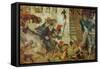 The Expulsion of the Danes from Manchester, 920 AD-Ford Madox Brown-Framed Stretched Canvas