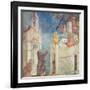 The Expulsion of the Devils from Arezzo, 1297-99-Giotto di Bondone-Framed Giclee Print