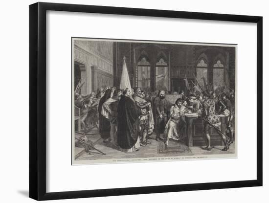 The Expulsion of the Duke of Athens-Stefano Ussi-Framed Giclee Print