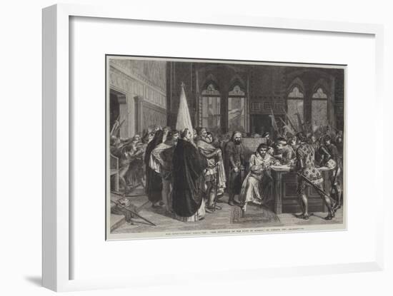 The Expulsion of the Duke of Athens-Stefano Ussi-Framed Giclee Print