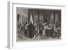 The Expulsion of the Duke of Athens-Stefano Ussi-Framed Giclee Print