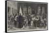 The Expulsion of the Duke of Athens-Stefano Ussi-Framed Stretched Canvas