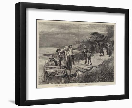 The Expulsion of the Quakers from Massachusetts, 1660-null-Framed Giclee Print