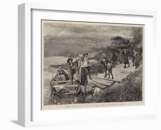 The Expulsion of the Quakers from Massachusetts, 1660-null-Framed Giclee Print