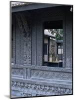 The Exquisitely Carved 300 Year Old Wood Facade of a Pol House, Ahmedabad, Gujarat State, India-John Henry Claude Wilson-Mounted Photographic Print