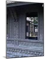 The Exquisitely Carved 300 Year Old Wood Facade of a Pol House, Ahmedabad, Gujarat State, India-John Henry Claude Wilson-Mounted Photographic Print