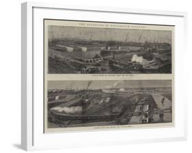 The Extension of Portsmouth Dockyard-null-Framed Giclee Print