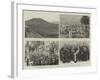 The Extension of the Natal Railway to Charlestown, Majuba Hill Yesterday and Today-null-Framed Giclee Print