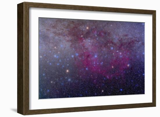 The Extensive Gum Nebula Area in the Constellation Vela-null-Framed Photographic Print