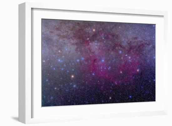 The Extensive Gum Nebula Area in the Constellation Vela-null-Framed Photographic Print