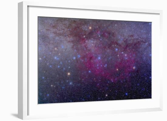 The Extensive Gum Nebula Area in the Constellation Vela-null-Framed Photographic Print